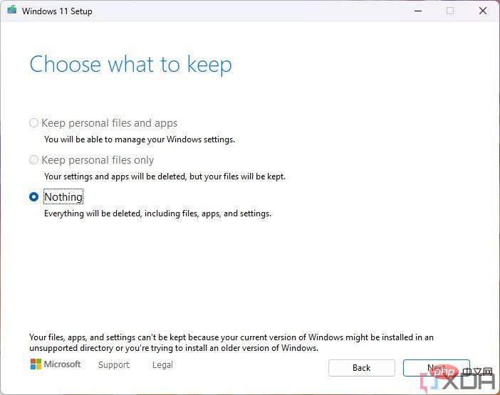 如何从 Windows 11 版本 22H2 回滚