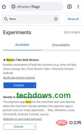 Android 上的 Chrome 现在可让您一次恢复所有关闭的标签页