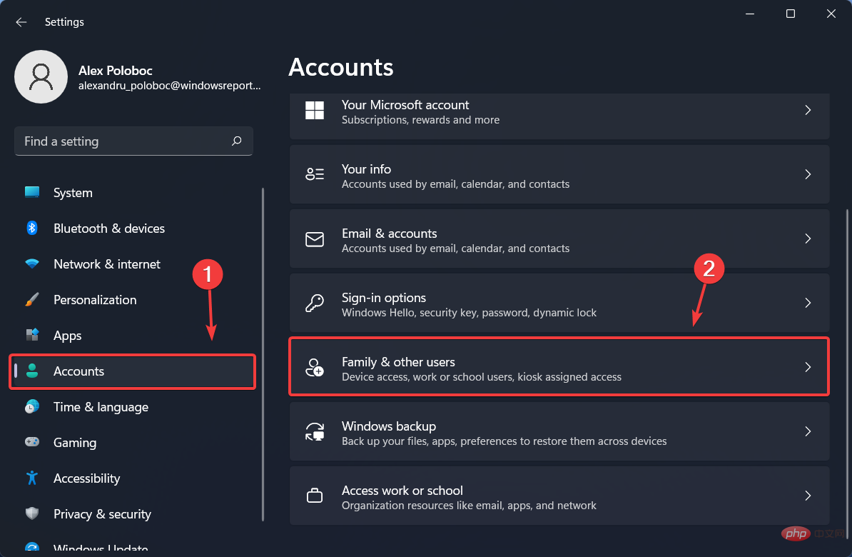 How to quickly change your Microsoft Family settings