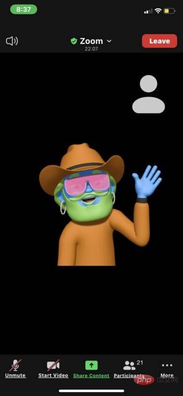 如何在 iPhone 上画中画缩放会议