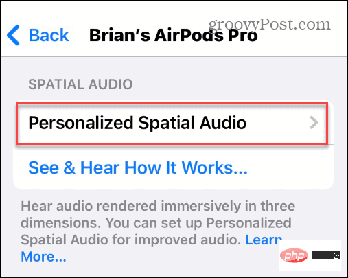 如何在 Apple AirPods 上使用空间音频