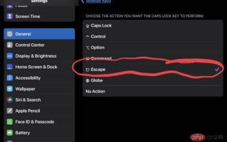 Bagaimana untuk menambah kekunci Escape pada papan kekunci iPad anda