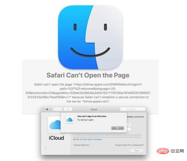 修复 MacOS Sierra 和 High Sierra 上的 iCloud 错误和“无法与 idmsa.apple.com 建立安全连接”