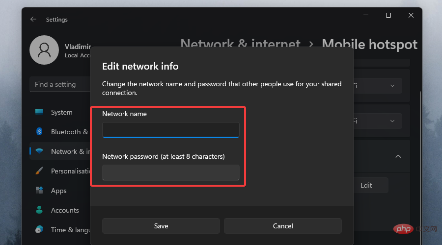 How to create a mobile hotspot on Windows 11