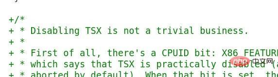 针对 Linux 内核队列的新 Intel TSX 修复，强制关闭 TSX“开发模式”
