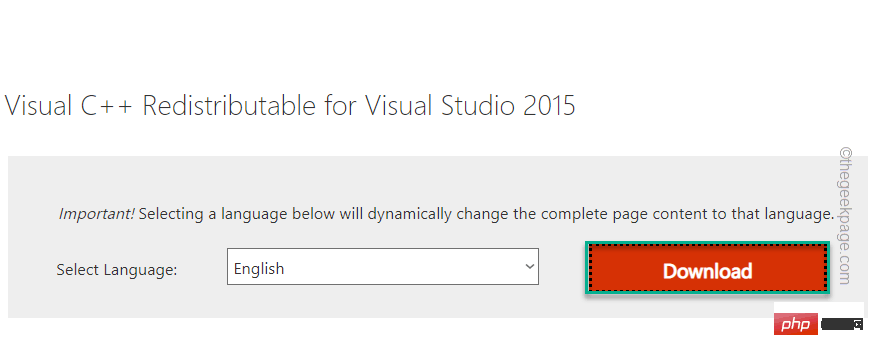 修复：Microsoft Visual C++ 2015 Redistributable Setup Failed 错误 0x80240017
