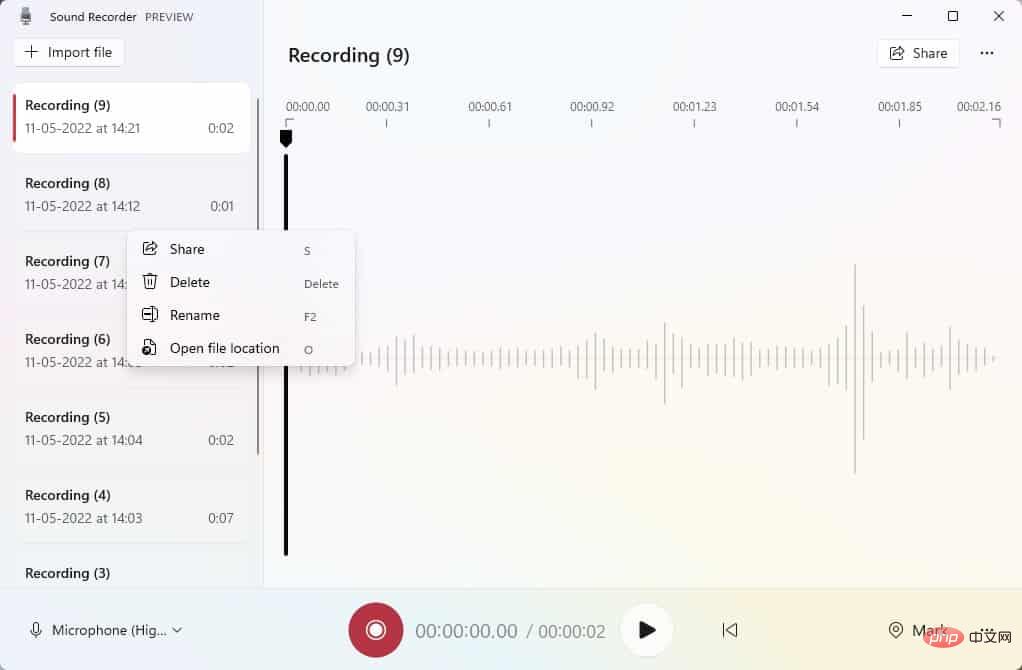 Microsoft releases new voice recorder app for Windows 11 Insiders