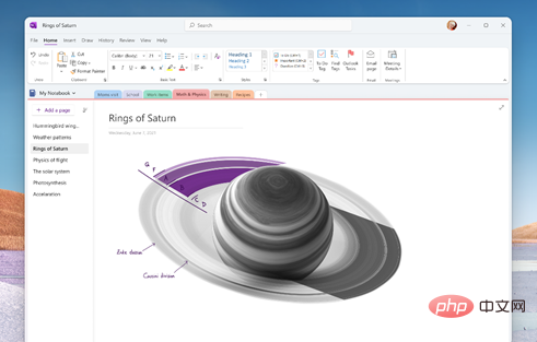 Microsoft commence à tester la nouvelle conception OneNote pour Windows 11