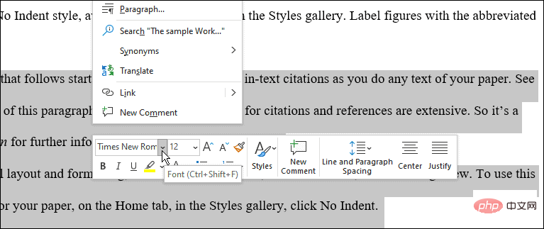 如何在 Microsoft Word 中使用 MLA 格式