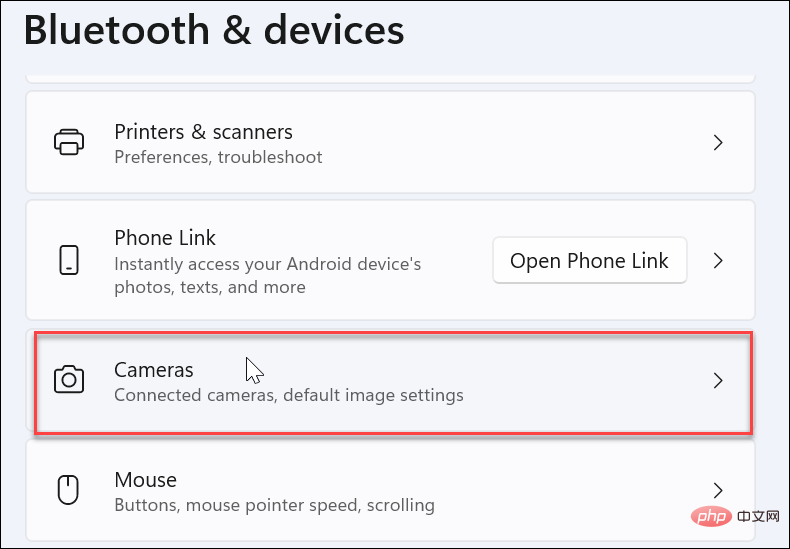 如何在 Windows 11 上管理网络摄像头设置