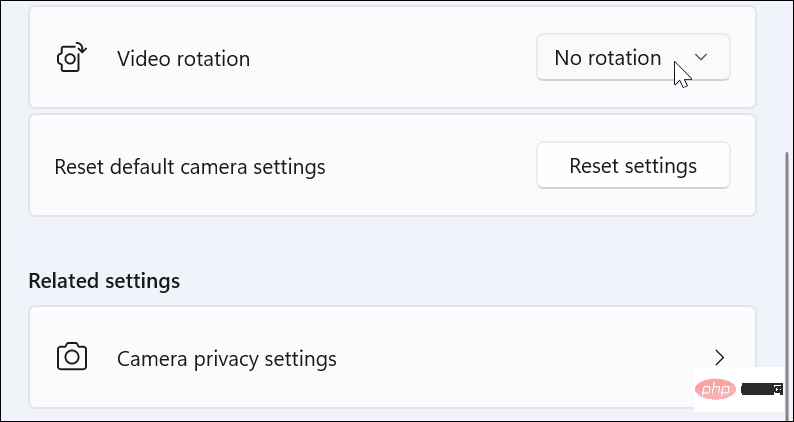 Windows 11 で Web カメラの設定を管理する方法