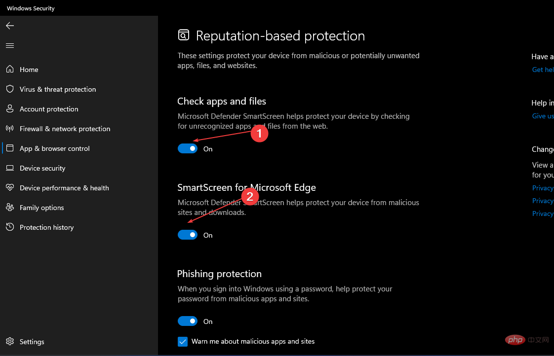 无法访问 Windows SmartScreen：如何取消阻止它