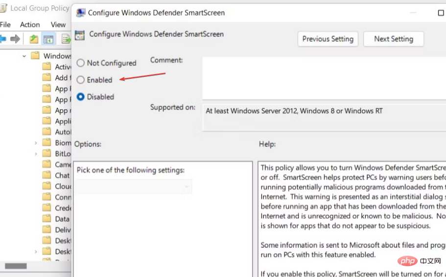 无法访问 Windows SmartScreen：如何取消阻止它