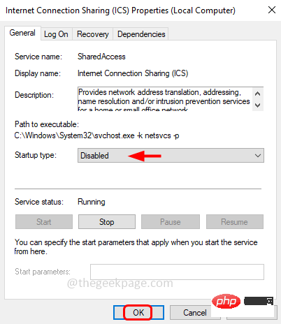 如何在 Windows 10 中禁用 Internet 连接共享