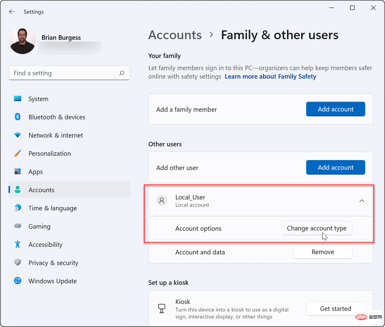 如何从 Windows 11 中删除 Microsoft 帐户
