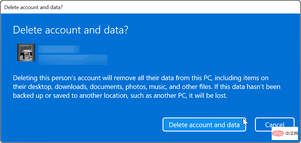 如何从 Windows 11 中删除 Microsoft 帐户