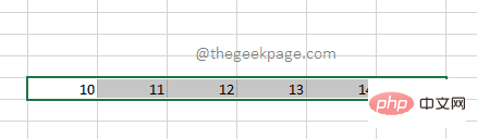 如何在 Microsoft Excel 中使用填充系列自动填充顺序数据