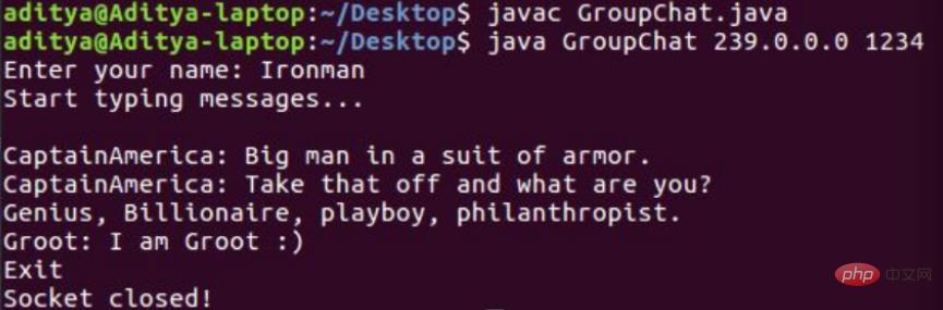 Java怎么使用MulticastSocket实现群聊应用程序