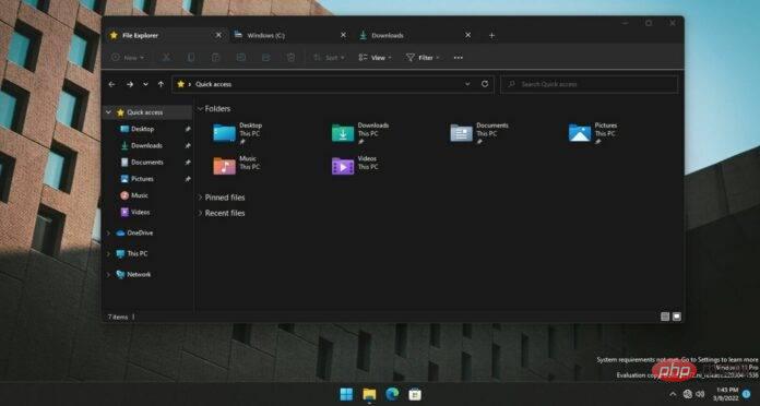 Windows 11 的选项卡式文件资源管理器从构建中消失 - 但它很快就会恢复