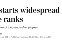 亚马逊宣布大规模裁员，谷歌强制降低绩效评分，跟随毕业潮进行