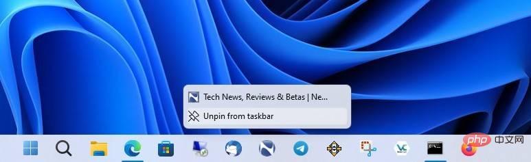 How to pin a website to the taskbar