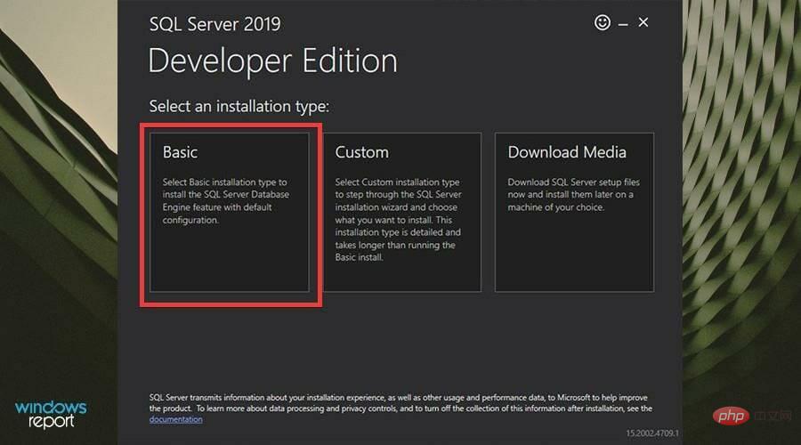 在 Windows 11 上下载并安装SQL Server 2021开发者版