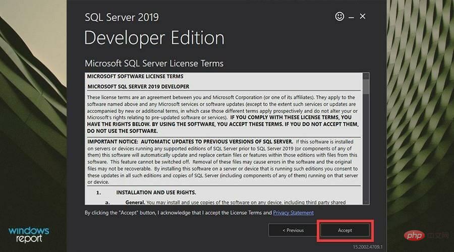 在 Windows 11 上下载并安装SQL Server 2021开发者版