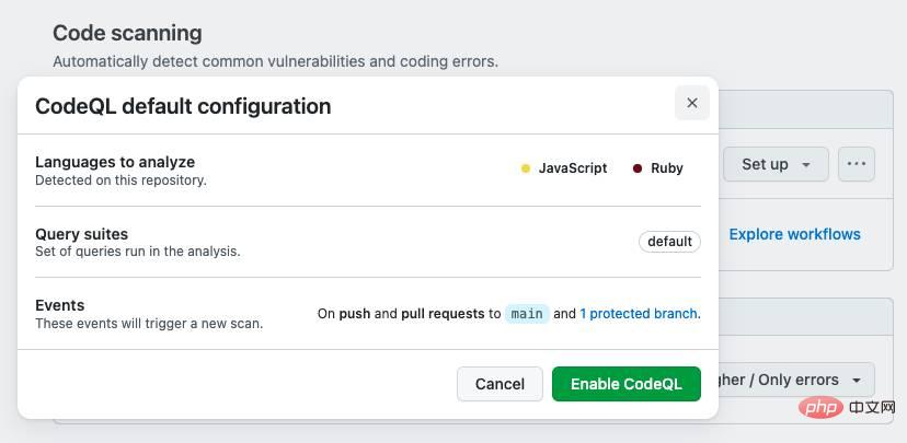 GitHub 为代码扫描提供了新的“默认设置”选项