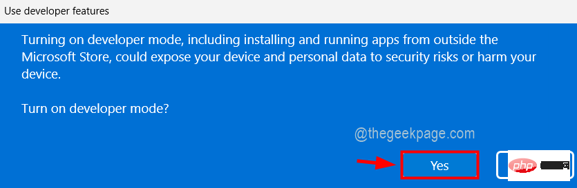 如何在 Windows 11 中启用开发者模式