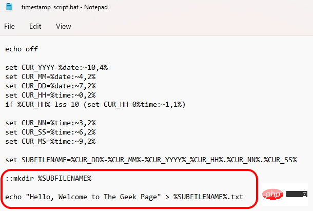 如何根据当前时间戳创建文件/文件夹并为其命名