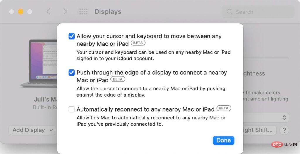 macOS Monterey 12.3 Beta 3 登场Universal Control 新改进