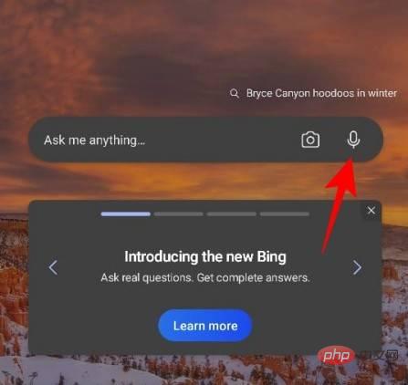 如何在Edge应用程序上与 Bing AI 交谈