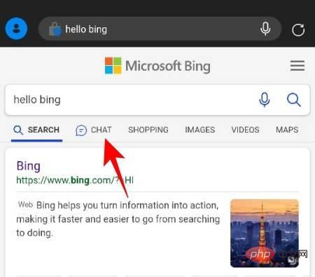 如何在Edge应用程序上与 Bing AI 交谈