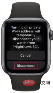 如何在 Apple Watch 上使用私有 MAC 地址