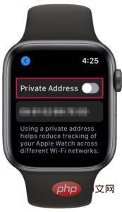如何在 Apple Watch 上使用私有 MAC 地址