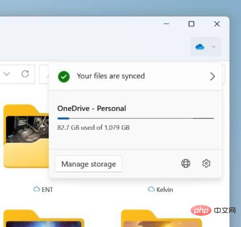 Windows 11 预览版更新支持更深入的 OneDrive 集成