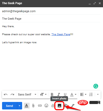 如何在 Gmail 中添加文本和图像的超链接