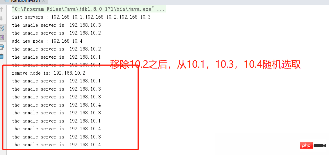What is the role of Java load balancing algorithm?