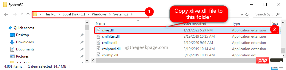 如何修复 Xlive.dll 在 Windows 11/10 中丢失或未找到错误