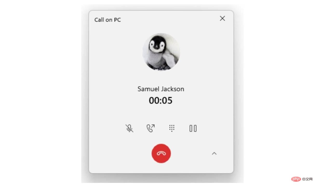 微软正在测试适用于 Windows 11 的 Your Phone 应用中呼叫界面的新设计
