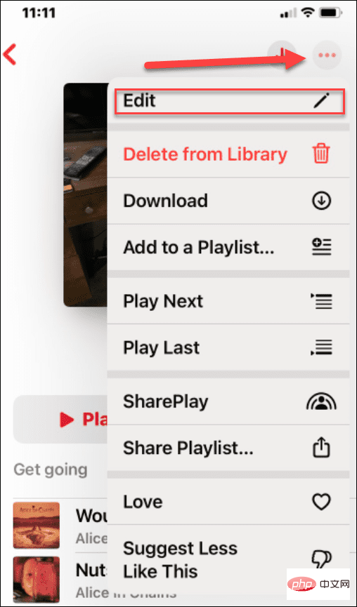 如何更改 Apple Music 上的播放列表图片
