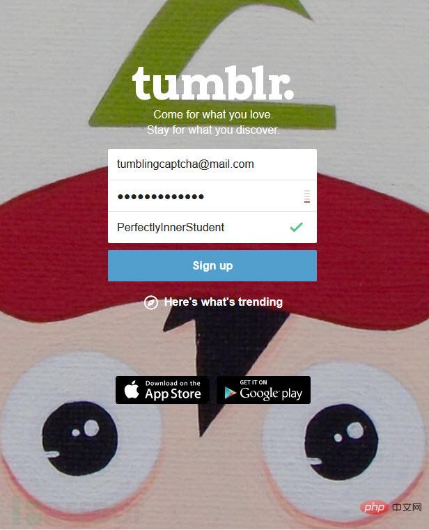 如何分析繞過Tumblr用戶註冊過程中的reCAPTCHA驗證