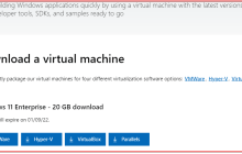 下载适用于 VMWare、Hyper-V、VirtualBox 和 Parallels 的官方 Windows 11 企业 VM 映像