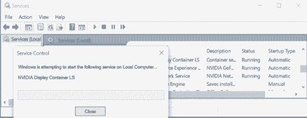 Das Problem wurde behoben, dass die NVIDIA-Systemsteuerung nicht geöffnet werden konnte