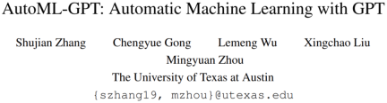 GPT acts as a brain, directing multiple models to collaborate to complete various tasks. The general system AutoML-GPT is here.