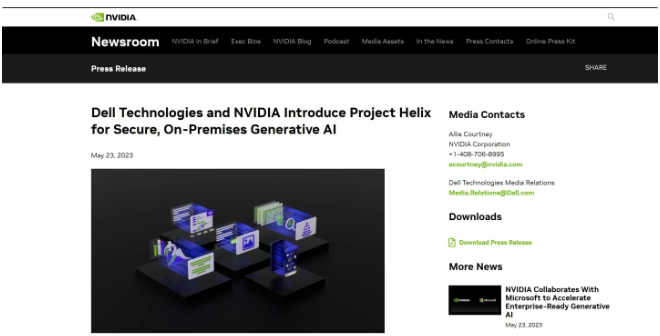 Full-stack solution: NVIDIA and Dell collaborate to create an internal generative artificial intelligence platform