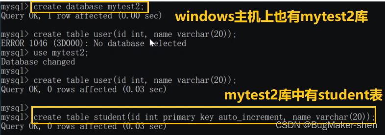 MySQLサブデータベースとサブテーブルの分析例