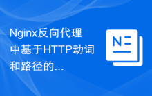 Nginx反向代理中基于HTTP动词和路径的ACL配置
