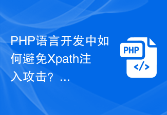 PHP语言开发中如何避免Xpath注入攻击？