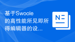 Design and implementation of a high-performance WYSIWYG editor based on Swoole